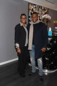 Grand opening with son 2